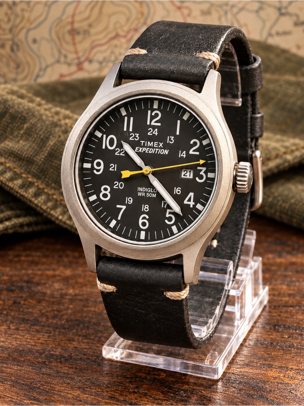 NWT Timex Expedition Black Dial Field Watch